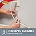 Command Medium Cord Clips, Clear, 4-Clip