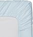 Mayfair Linen 100% Egyptian Cotton Bed Sheets Queen Set - Luxury 800 Thread Count Queen Size Sheet Set, Soft, Cooling, Fully Elasticized Sateen Weave Hotel Quality Bedding Set (4 PC, Light Blue)