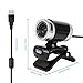 USB Webcam Video HD Web Camera with Built-in Sound Absorption Microphone