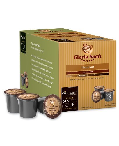 Gloria Jean's Hazelnut K-Cups For Keurig Brewers - 120 Count