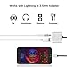 Headphone Adapter for iPhone 3.5mm Jack Audio Accessories Earphones Headset Adaptor for iPhone Audio AUX for iPhone 7/7Plus 8/8Plus X/10 Accessories Headset Support iOS10.3/11 or Laterthumb 1