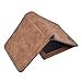 YUHAN PRETTY Mens Wallet Vintage RFID Blocking Leather Bifold Wallet Trifold (PU Horizontal Coffee)