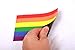 Magnet Me Up LGTBQA Rainbow Flag Magnet Decal, 4x6 Inch, Heavy-Duty Automotive Magnet for Car, Truck, SUV, Show Your Support for LGBTQA, Spread Love and Equality, Crafted with Pride in The USA