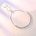 Likimar Adjustable Women Bracelets Round Cut Cubic Zirconia Slider Tennis Bracelet for Women Girls