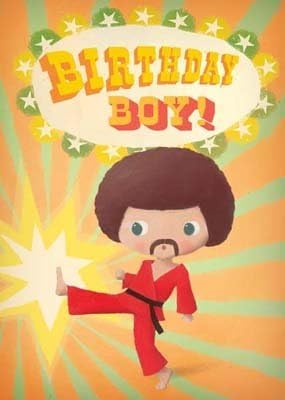 Karate Birthday Boy Tarjeta De Felicitacion Por Stephen Mackey Amazon Es Hogar