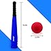 Aoneky Min Foam Baseball Bat and Ball for Toddler - Indoor Soft Super Safe T Ball Bat Toys Set for Kids Age 2 Years Old, Best Gift for Children, 16.5 inch (Blue)