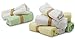 Enovoe Bamboo Baby Washcloths - 8 Pack of Wash Cloths - Organic, Hypoallergenic, Reusable and Extra Soft for Sensitive Skin - 10”x10” - Neutral Colors Washcloth