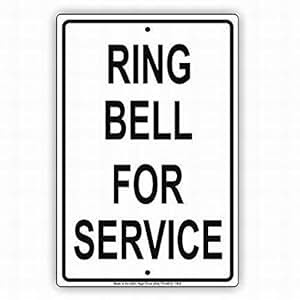 Amazon.com: LoMall Safety Sign 8x12 Danger Sign Ring Bell