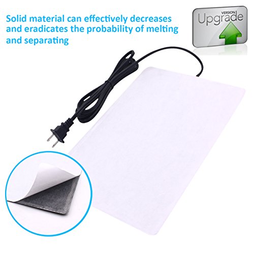 Aiicioo Under Tank Heater Reptile Heating Pad Ideal Hermit Crab Terrarium 8 Watt (2 Pack) - Thumbnail 4
