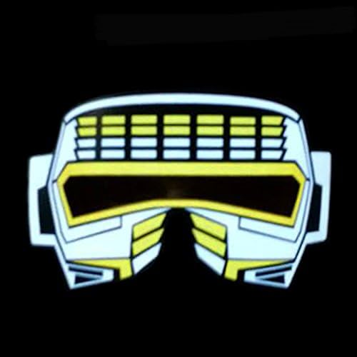 YIYIDANGSHI According to Sound, Light, Music, Sound Control mask（Orange）
