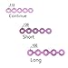 AZDENT® Dental Orthodontic Power Elastic Chain Short Size
