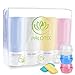 Travel Bottles, TSA Approved Travel Bottles Set, 2.9 oz Leak Proof Travel Size Containers, Travel Shampoo And Containers For Toiletries Bottles, Perfect for Business or Personal Travel, Fun Outdoors