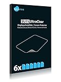 6X Savvies Ultra-Clear Screen Protector for Garmin Forerunner 30, accurately Fitting - Simple Assembly - Residue-Free Removal