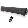Sound Bar for TV Soundbar with Dual Built-in Subwoofer 15.8 Inch 3D Surround Sound for Home Theater Wired & Wireless…
