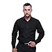 JINIU Men's Leather Belt Automatic Buckle 35mm Ratchet Dress Black Belts Boxed