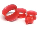 Thin Walled Red Silicone Tunnels - 5/8