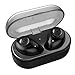 Wireless Bluetooth Earbuds with Charging Dock, Hobest Truly Wireless Headphones with Mic, Unobtrusive Lightweight Noise-Canceling Bluetooth Earphones Sweatproof for Sports & Exercise--Mono/Stereo Mode