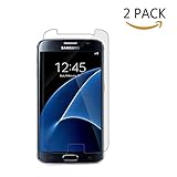 Galaxy S7 Screen Protector,DeFitch [Anti-Bubble] [HD Ultra Clear] Premium Tempered Glass Screen Protector for Samsung Galaxy S7(2016 March Released),-[2Pack]