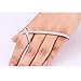 MagiDeal Fashion Crystal Palm Bracelet Bangle Cuff Ring Wedding Hand Ring Bracelet