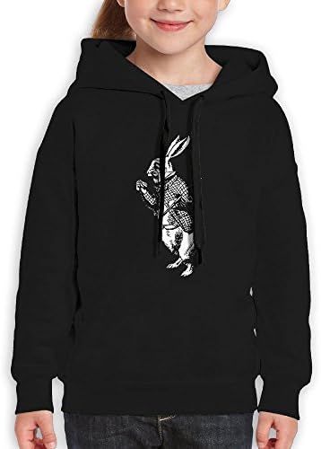 Dewfewger Big Kid Live Nice - White Rabbit Climbing Shirt Sweatshirt Tops Outfits Clothes Small