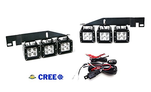 iJDMTOY 70-247-White 6000K White Off-Road LED Light (2017 2018 and up Ford Raptor)