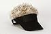 Flair Hair Blonde Hair Visor, Black