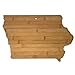 Totally Bamboo Iowa State Shaped Bamboo Serving and Cutting Board