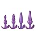4-Pack Silicon Massager Relaxing Toy (Purple)