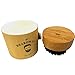 The Beardman Beard Brush- 100% Boar Bristles - With a a Beautiful Wodden Gift Box (Round Beard Brush with Travel Case)