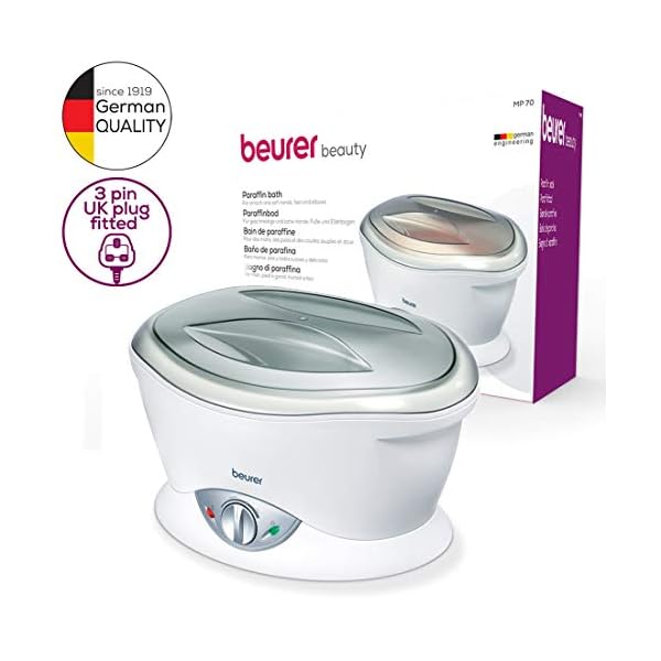 Beurer-MP70-Paraffin-Wax-Bath-For-supple-skin-on-your-hands-feet-and-elbows-Promotes-deeper-absorption-of-moisture-and-nutrients-Includes-2-x-450g-of-scented-paraffin-wax-plastic-foils-58932 Beurer MP70 Paraffin Wax Bath | For supple & soft skin on your hands, feet and elbows | Promotes deeper absorption of…