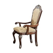 ACME Furniture 64078 Chateau de Ville Espresso Arm Chair (Set of 2)