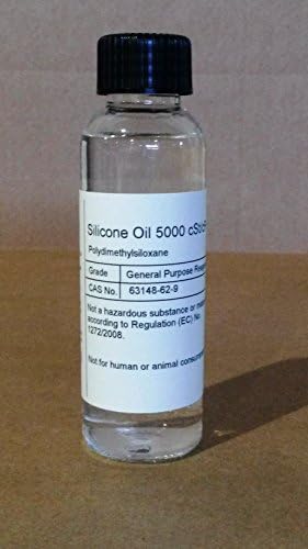 Mistral Pure Silicone Oil 5000 cPs Medium Viscosity Polydimethylsiloxane- Lubricant - Heat transfer fluid 100ml 500ml 1L 5L (100ml)