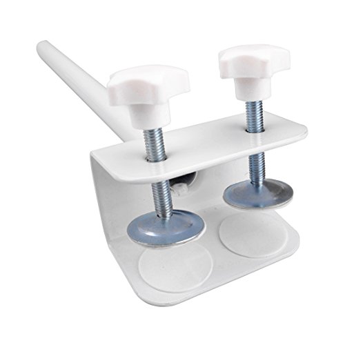 Adjustable Mosquito Net Stand Holder for Baby Crib Cot Bed Clip-On Bracket