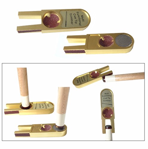 image for TaiBA Pool Stick Accessories Kit [ Chalk Holder + Tip Pricker + U-Shap