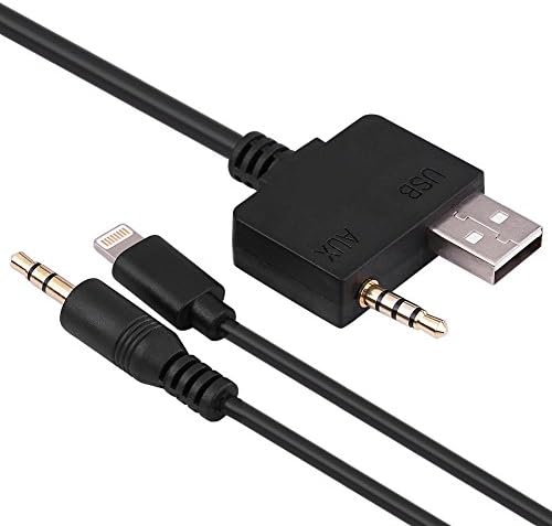 ELONN IPod IPhone Adapter for Hyundai/Kia, Music Interface AUX USB Charging Cable Cord,for Connecting iPod iPhone6/6s/plus/5s/se/5c/5,3ft