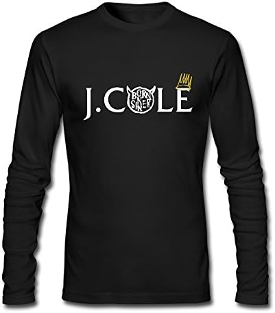 Men's J.Cole Born Sinner Crown Only Long Sleeve T Shirt-Black