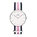 Daniel Wellington Classic Southampton Silver Watch, 36mm, Nato, for Men and Women
