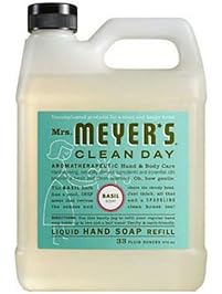 Mrs. Meyers Liquid Hand Soap Refill, Basil Scent, 33 Oz.