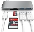 Satechi Type-C USB 3.0 3 in 1 Combo Hub for MacBook 12-Inch (with USB -C Charging Port) (Space Gray)