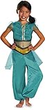 Disguise Disney Aladdin Jasmine Sparkle Classic Girls Costume, 3T-4T
