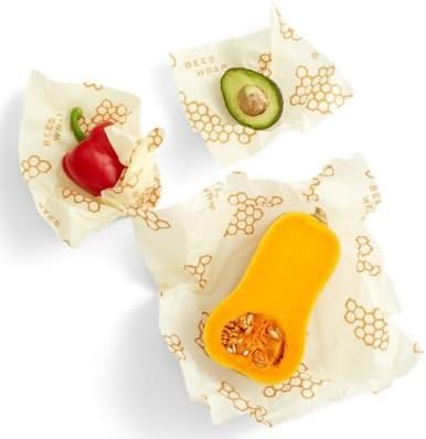 Bee’s Wrap Assorted Reusable Food Wraps - Pack of 3 - Washable