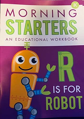 Amazon.com: Morning Starters Educational Workbook R is for Robot - Pre