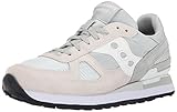 Saucony Originals Men's Shadow Original Classic Retro Running Shoe, Grey/Grey/White, 9.5 M US