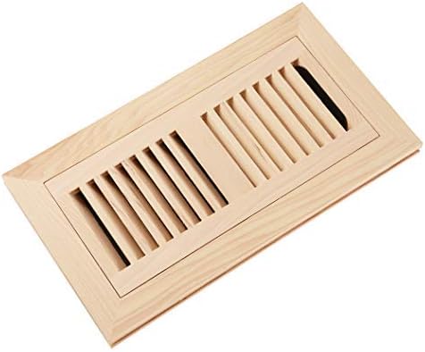 Homewell Hickory Wood Floor Register Flush Mount Floor Vent Cover