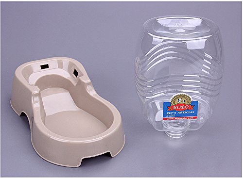 Old Tjikko Small Pet Drinker for Dog and Cat, Puppy Water Bowl Automatic Drinker,32 Ounce/ 946.3ML Self Waterer for Small Animals(32 Ounce/ 946.3ML)