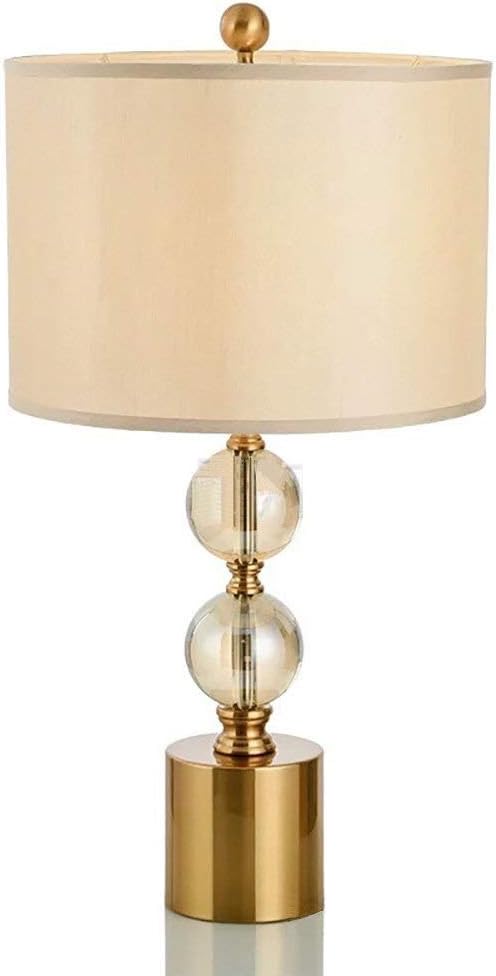 Amazon.com: Modern Crystal lamp Home Bedroom Bedside lamp Gold: Home