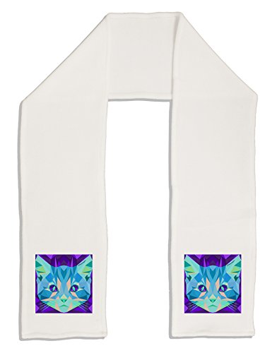 TooLoud Geometric Kitty Inverted Adult Fleece 64" Scarf