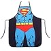 si ying Adjustable Bib Apron with Pocket Comic Characters Adjustable Bib Apron with Pocket, Character Apron (Superman)