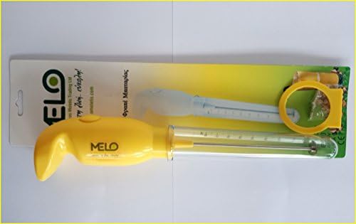 Greek Electric Milk Maker Shaker Frother Mixer for Drink Frappe Nescafe Coffee - Extra Long 15cm and Extra Power of 25W