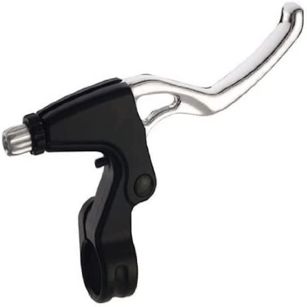 Raleigh - RKL464 - V Type 3 Finger Brake Lever in Silver for Adult Bikes (Pair)